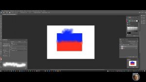 Работа с инструментом палец в Adobe Photoshop.