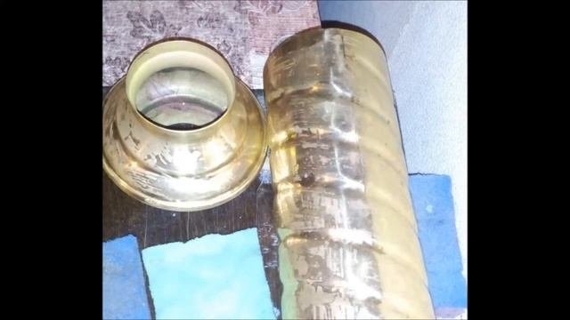 Чистка запрестольного семисвечника