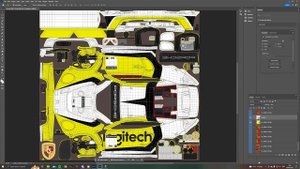 How I Make My iRacing Liveries Using Adobe Photoshop 2023