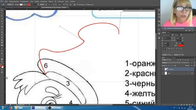 Клин дополнительный урок по лайн арту - Перо 3 - рисуем кривые смотреть онлайн