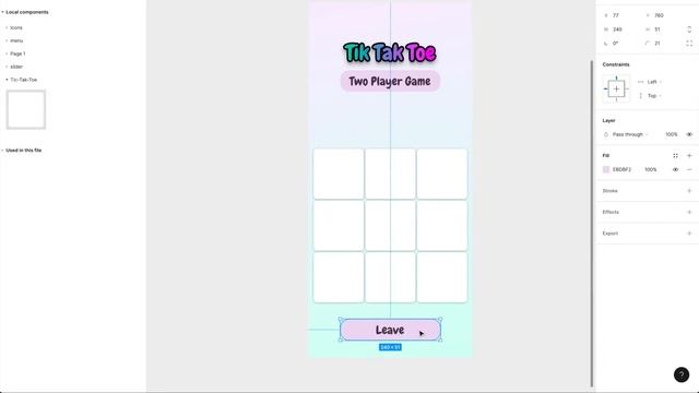 Figma Tutorial - Create tic-tac-toe game | game tutorial | Figma video смотреть онлайн