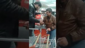Чеченский охранник поймал обкуренного человека