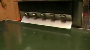 электро дроболейка в работе