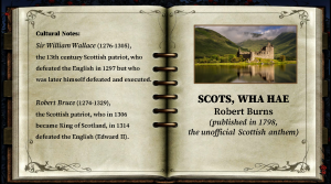 Scots, Wha Hae ...!