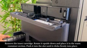 How to replace the Kyocera TASKalfa 4002i and 4004i series black toner and waste container