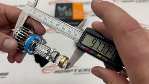 Светодиодные мини-линзы Y9 H11 12-24V 6000K