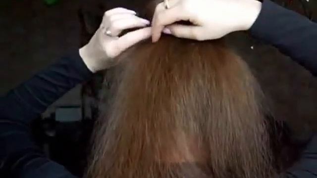Прическа "Элегантный пучек"