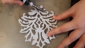 Как сделать АЖУРНЫЙ ЛАМБРЕКЕН, своими руками, @katerina_ivanova