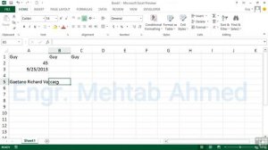 How to Enter number, values, Text and dates in Microsoft Excel| Number, Text , Dates in Excel