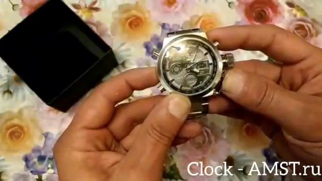 Оригинальные часы AMST 3003 на металлическом браслете смотреть онлайн