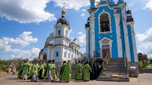 Первый престольный праздник в Богородичном после разрухи и запустения 18.07.2023 г.