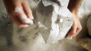 Как Сделать Кусковую Форму из Гипса. Формуем Пластилиновую Скульптуру