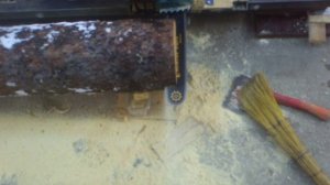 Пилорама из электропилы Макита или как не надо делать ;-)