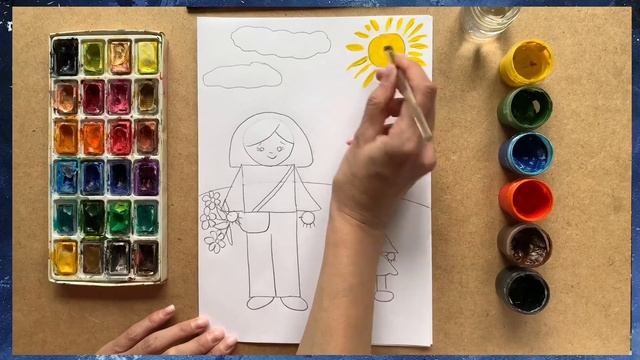 « Найкраща мама ». Малювання з використанням геометричних фігур смотреть онлайн