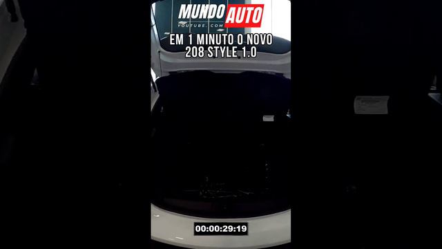 NOVO 208 STYLE COM MOTOR 1.0  #barato #auto #carro   #cars  #kicks #carros  #jeep #renegade  #208