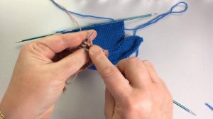 Кайма-рюша / Вязание спицами.