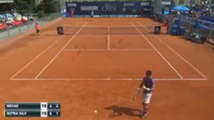 Dennis Novak (AUT) vs Rogerio Dutra Silva (BRA) Challenger Prague 2016