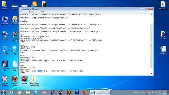 PHP: HTML Mail Form Coding / PHP Mail Send Scripting Tutorial