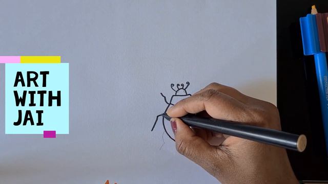How to draw Lady bird for Kids | Easy drawing for small Kids | Quick Detailed drawing for Kids смотреть онлайн