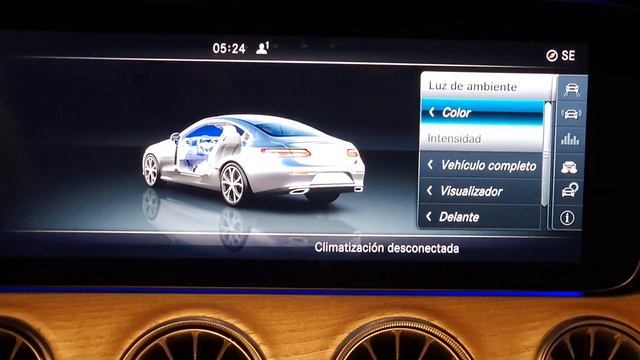 Como cambiar el color de la iluminación interna de Mercedes Benz | Artesanos Car Club смотреть онлайн