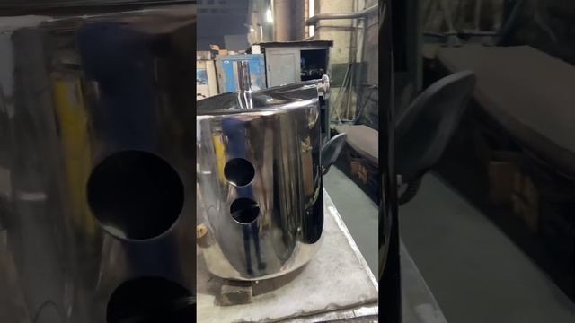 Бак воздухоотделитель 90 л для молочной промышленности!Зеркальное покрытие ! #производство #россия смотреть онлайн