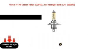 Osram H4 All Season Rallye 62204ALL Car Headlight Bulb 12V, 10090W