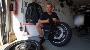 Замена резины на мотоцикле Honda CBF1000FA SC64 Continental Road Attack 3