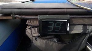 Лодка Salmon 330Р- Гладиатор 9.8 Замер скорости