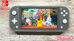 Detective Pikachu Returns Nintendo Switch Lite Gameplay