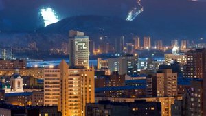 Путешествие по России. Зимний Красноярск — 2018 с высоты птичьего полета