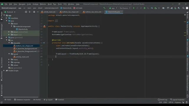 Bottom Navigation View - Material Design смотреть онлайн