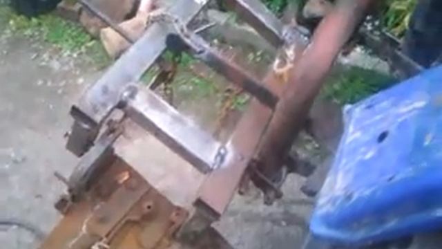 Косарка до мінітрактора своїми руками. Самодельная косилка для минитрактора. (Частина 1) смотреть онлайн
