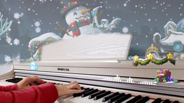 메이플스토리 Maplestory | 잔잔한 겨울에 듣기 좋은 "크리스마스의 여로 BGM (The Lake of Oblivion - Xmas ver.)" 피아노 커버 Piano