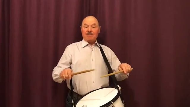 Видео-консультация по игре на малом маршевом барабане. Марш "Старый барабанщик" смотреть онлайн