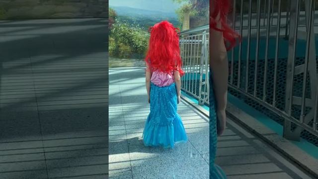 Платье Русалочки с париком с Алиэкспресс смотреть онлайн