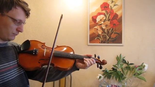 Голубец - наигрыш под пляску на скрипке. Обучалка. смотреть онлайн