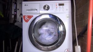 LG F1222TD Direct Drive Washing Machine : cotton 95 medic rinse + intensive