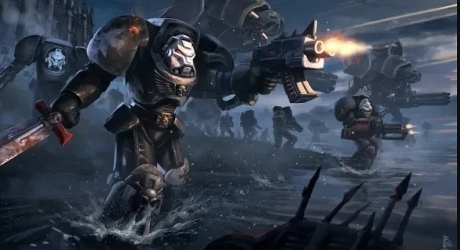 Warhammer 40k Дань уважения космическим десантникам - Army of the Night