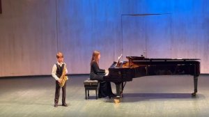 Ж.Б.Синжеле «Концертное соло» Ивашков Саша 10 лет. Педагог Петрова АБ, Концертмейстер Васильева ДС