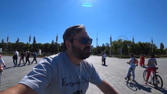 Парк Сокольники - ВДНХ / Путешествие на велосипеде по Москве