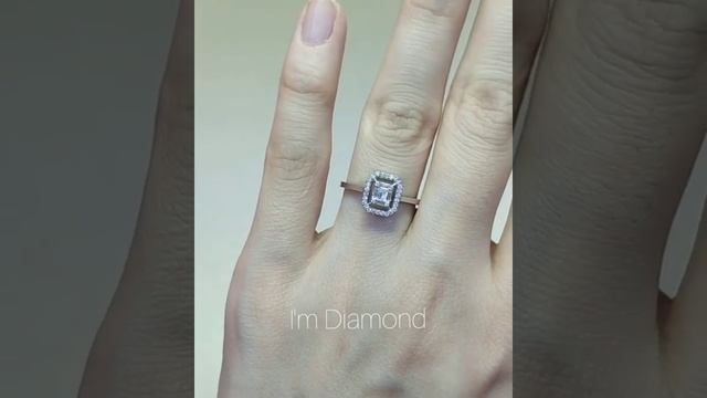 0.17 Ct Pırlanta Baget Yüzük