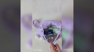 Рюкзачок Котик из плюшевой пряжи