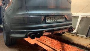 KIA Sportage тюнинг выхлопной системы! Установили фирменные насадки Akrapovic. г. Истра 89605032344