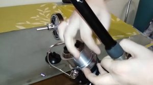 Намотка лески на катушку в одиночку