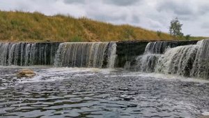 Ленинградская область. Посёлок Ульяновка. Тосненский водопад. (июль 2022 год)