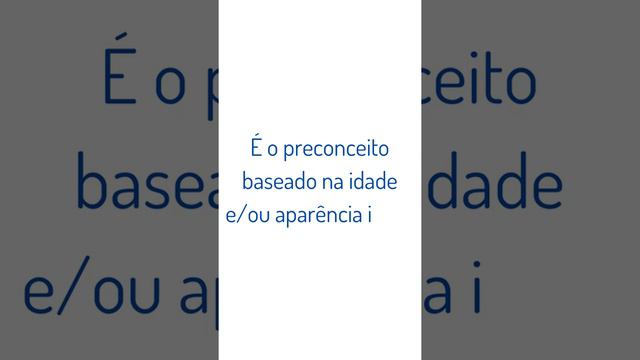 O que é Idadismo? | Ageismo | Etarismo