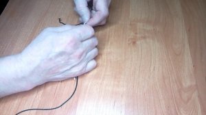 Как правильно связать две лески или два шнура узлом уни. Простая и надёжная связка.