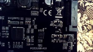 Плата расширения USB 3.1 для PCI-E 4x на чипе Asmedia ASM3142 из Алиэкспресс.