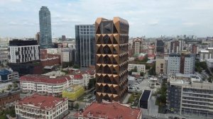 Достопримечательности Екатеринбурга с воздуха. Красивая архитектура