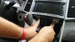 How to Remove Radio / Navigation / Display from Toyota Venza 2009 for Repair.